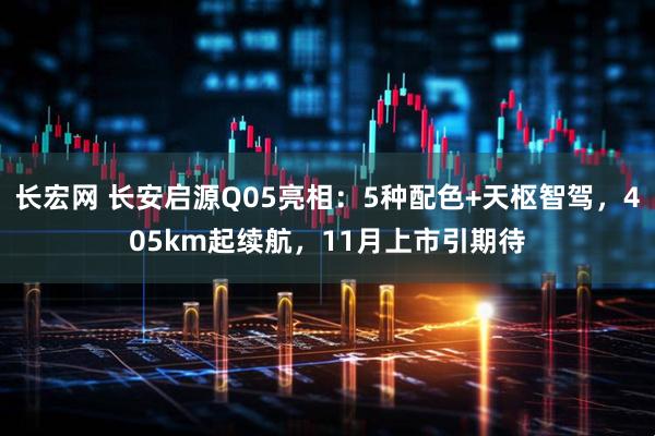 长宏网 长安启源Q05亮相：5种配色+天枢智驾，405km起续航，11月上市引期待